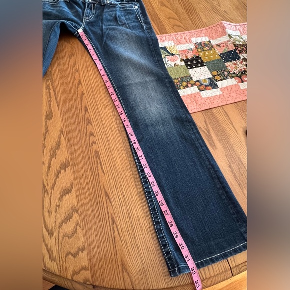 Miss Me Embellished Angel Wings Mid Rise Boot Jeans 30/34*** 😇 - Picture 9 of 15